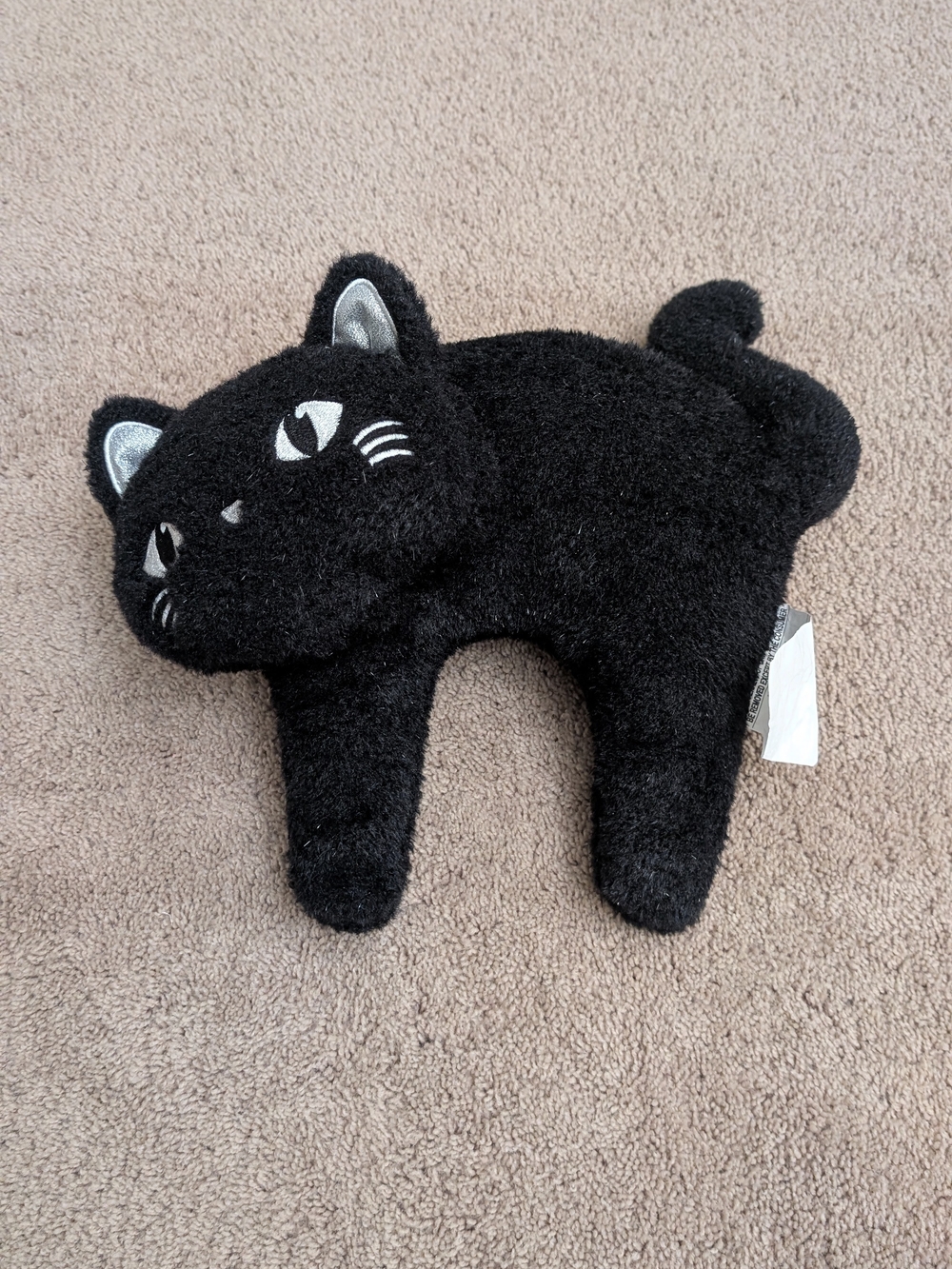 Black Plush Cat Toy - Brand Plush